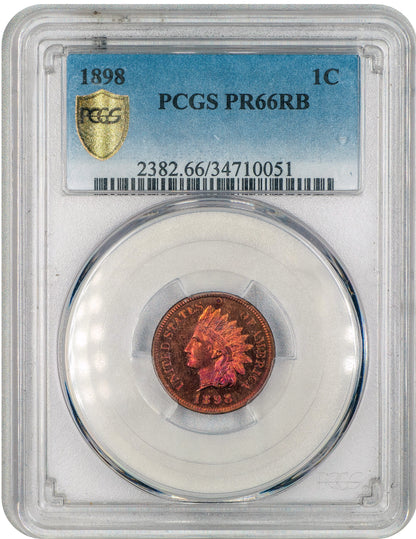 1898 1C PR66 RB PCGS