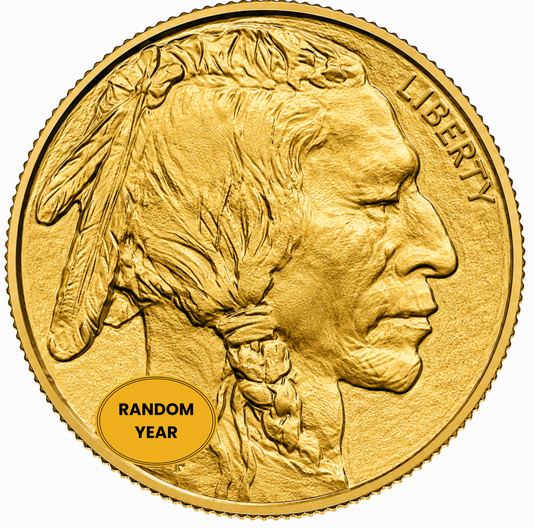 1 oz American Gold Buffalo Coin BU - Random Year