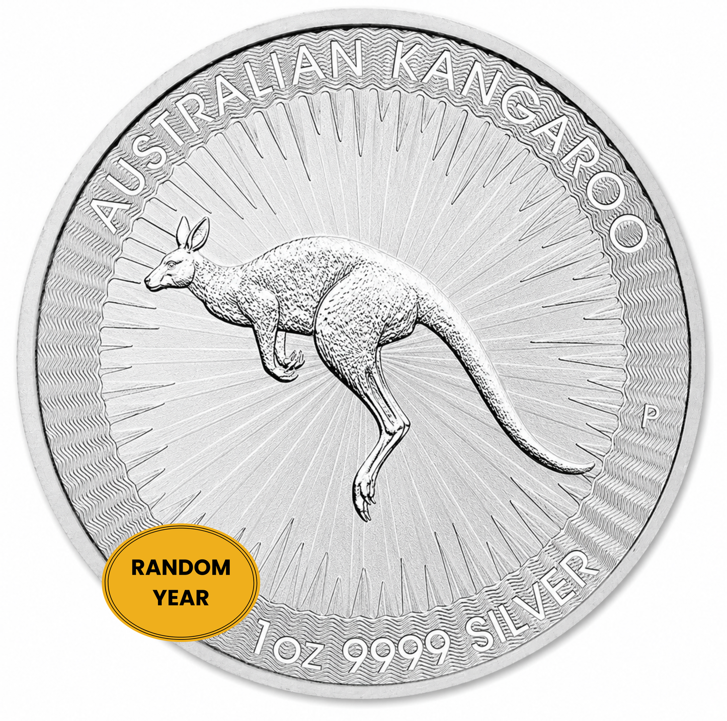 1 oz Australian Silver Kangaroo Coin BU - Random Year
