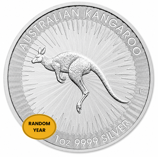 1 oz Australian Silver Kangaroo Coin BU - Random Year