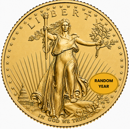 1/10 oz American Gold Eagle Coin BU - Random Year