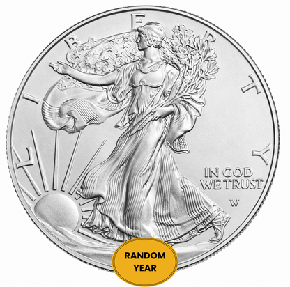 1 oz American Silver Eagle Coin BU - Random Year