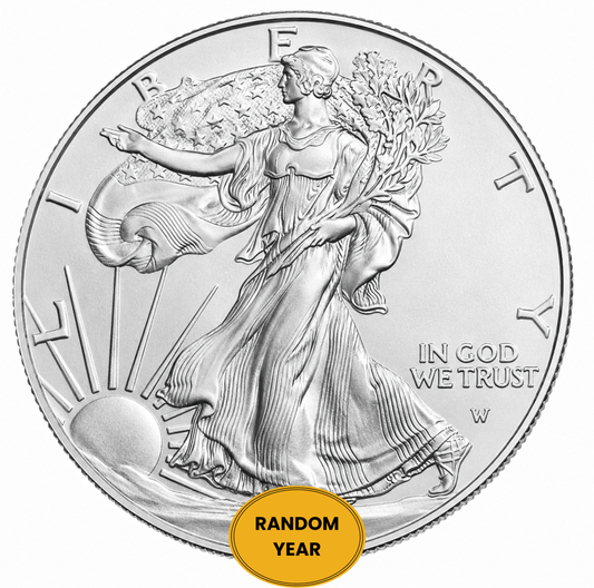 1 oz American Silver Eagle Coin BU - Random Year