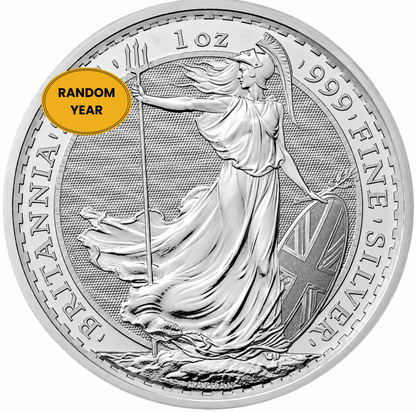1 oz Silver British Britannia BU - Random Year