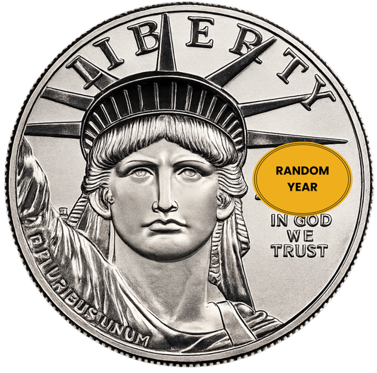 1 oz American Platinum Eagle Coin - Random Year