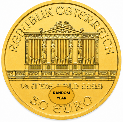 1 oz Austrian Gold Philharmonic - Random Year