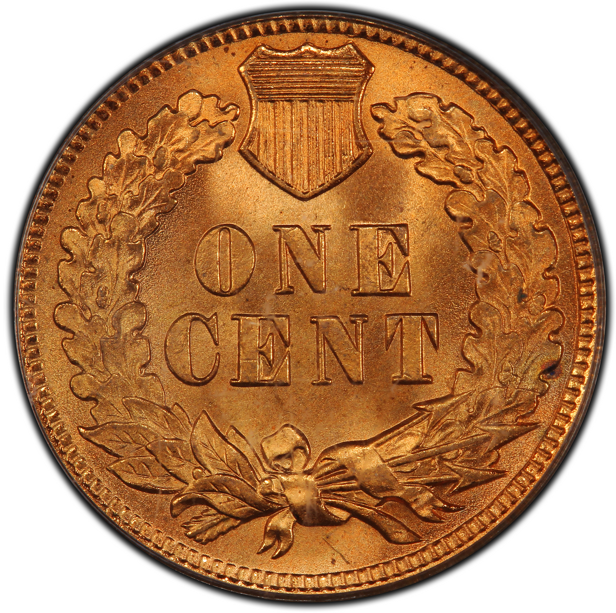 1904 1C INDIAN MS65 RD OGH PCGS EEPS