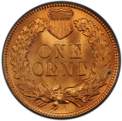 1904 1C INDIAN MS65 RD OGH PCGS EEPS