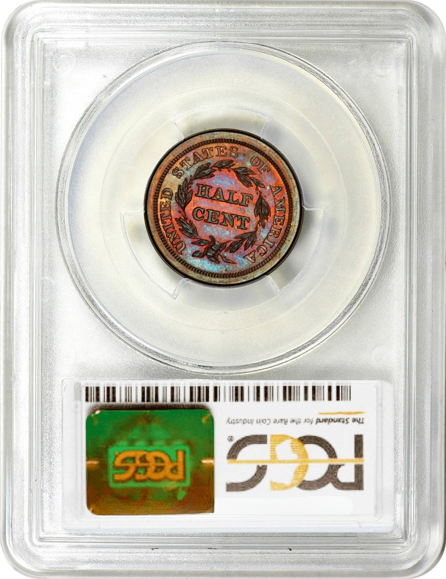 1856 1/2C PR66 RB PCGS CAC