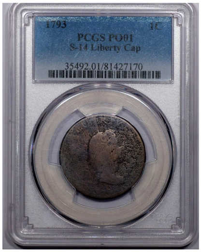 1793 1C Liberty CAP P01 PCGS