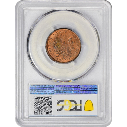 1806 1/2C MS63 RD PCGS CAC