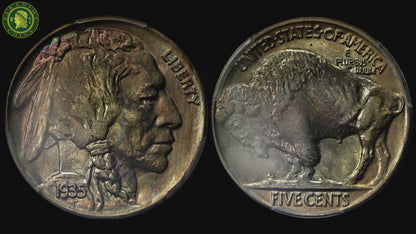 1935 5C MS67+ PCGS CAC