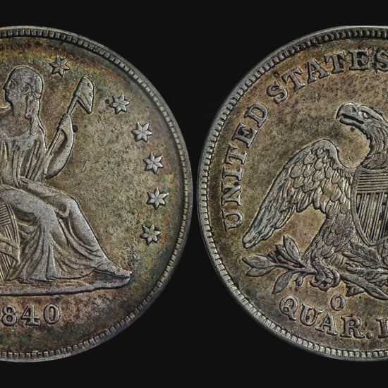 1840-O 25C NO DRAPERY VF35 PCGS CAC