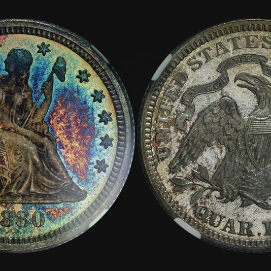 1880 25C MS67 NGC VIDEO
