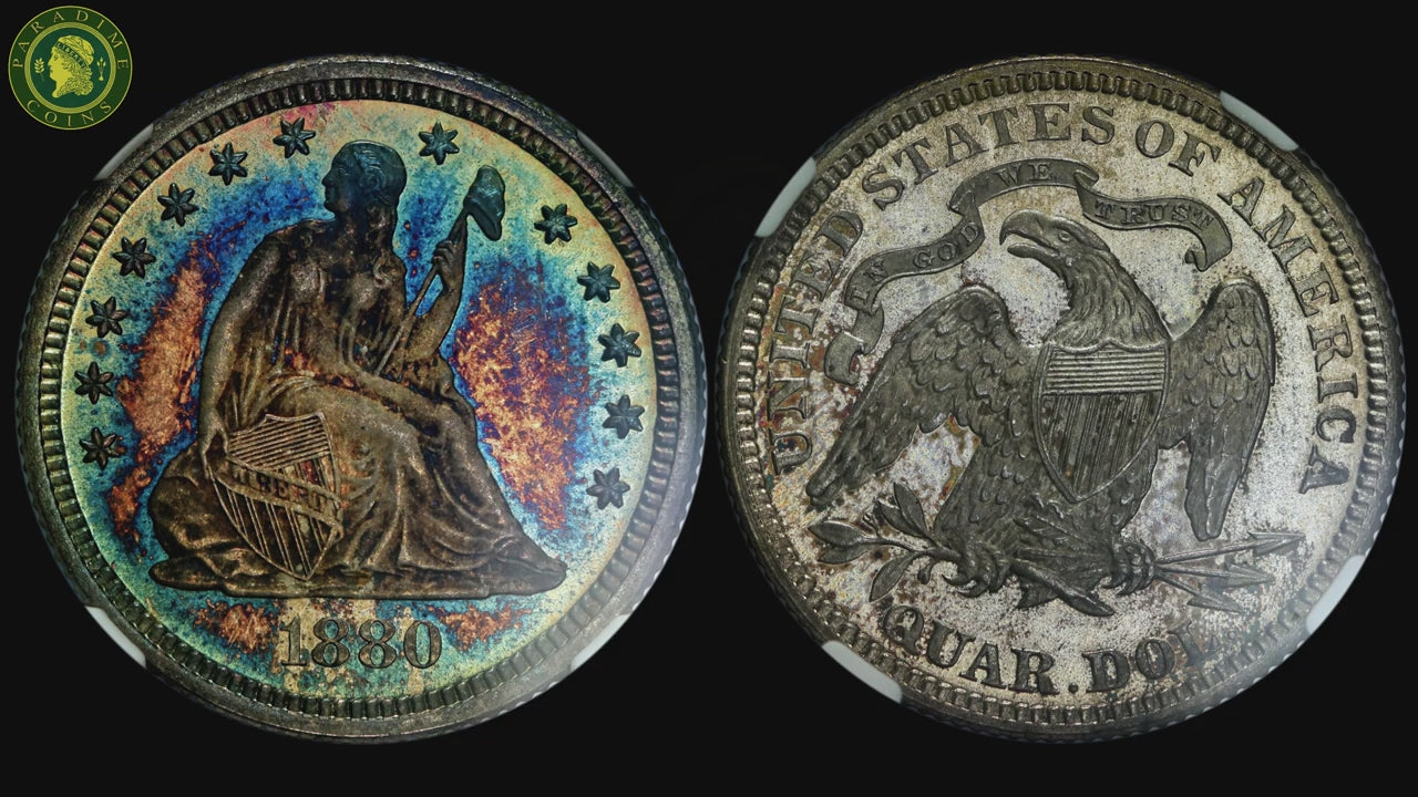1880 25C MS67 NGC VIDEO