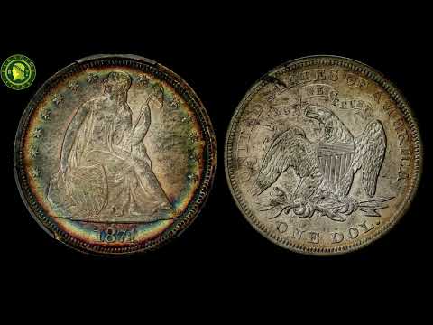 1871 $1 AU53 PCGS