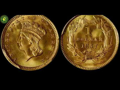 1857 G$1 MS67 PCGS CAC: Paradime Coins US Certified Rare Coins PCGS CAC NGC