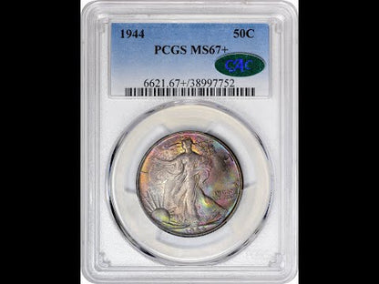 1944 50C MS67+ PCGS CAC