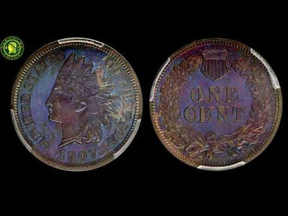 1907 1C PR66 BN EEPS PCGS