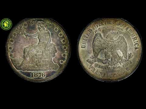1876 T$1 MS61 CACG VIDEO
