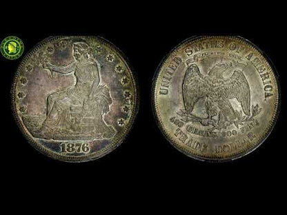 1876 T$1 MS61 CACG