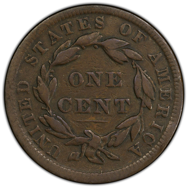 1839/6 1C F12 PCGS CAC