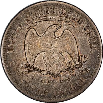 1878-S T$1 VF35 CACG