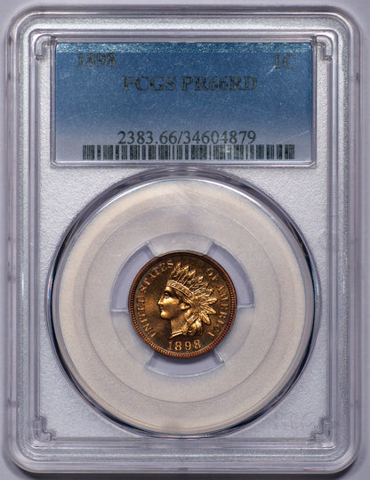 1898 1C PR66 RD PCGS