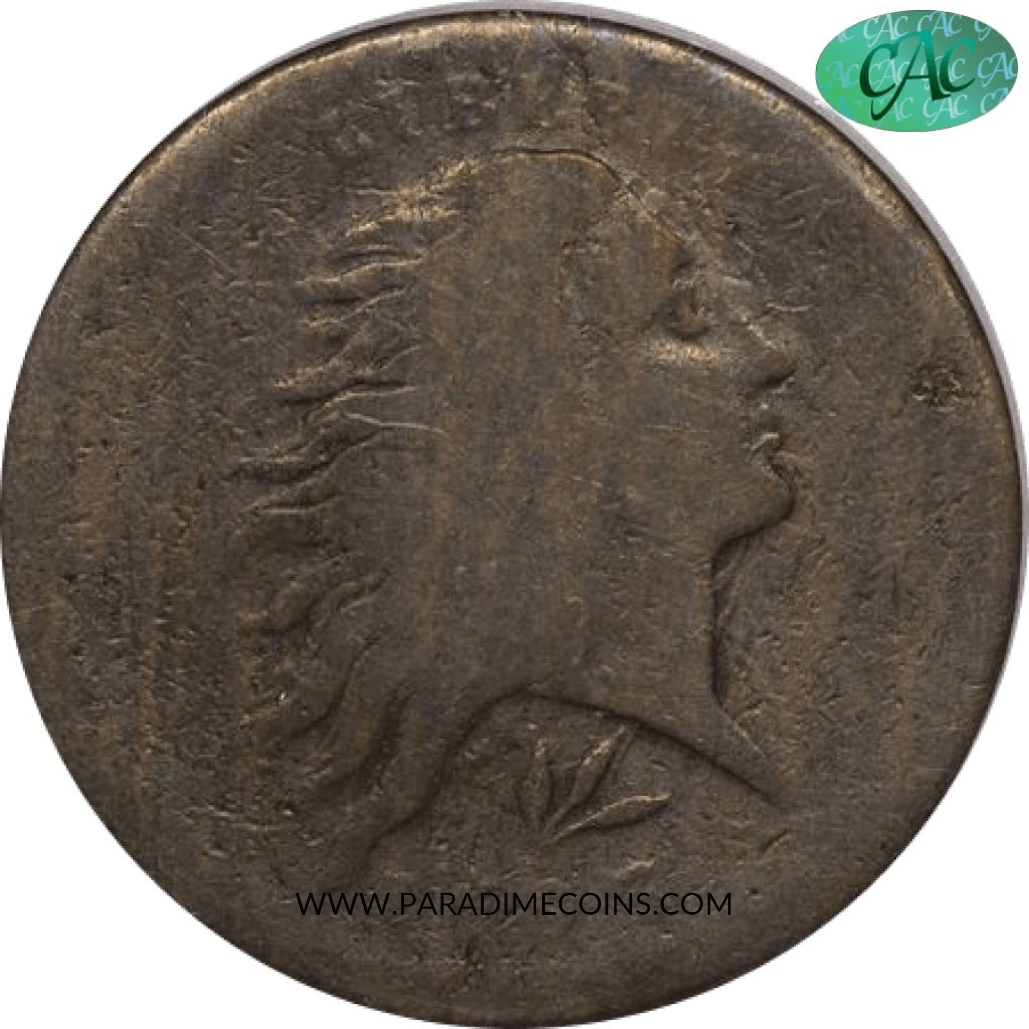 1793 1C AG03 WREATH LETTERED EDGE OGH PCGS CAC - Paradime Coins | PCGS NGC CACG CAC Rare US Numismatic Coins For Sale