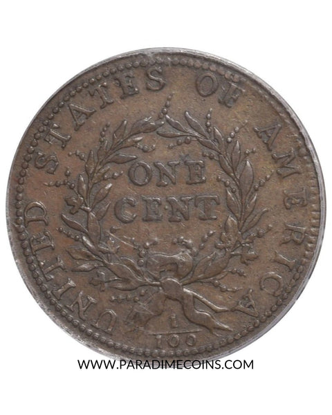 1793 WREATH & BARS EDGE 1C XF40 PCGS CAC - Paradime Coins | PCGS NGC CACG CAC Rare US Numismatic Coins For Sale