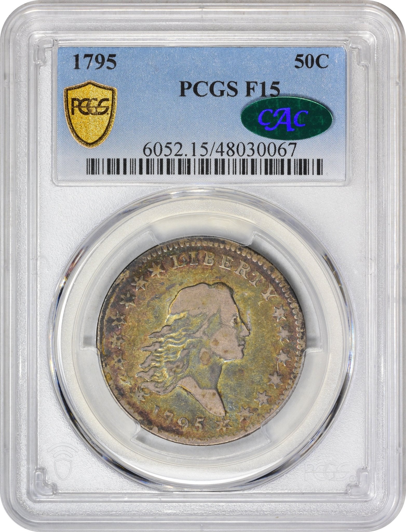 1795 50C F15 PCGS CAC - Paradime Coins | PCGS NGC CACG CAC Rare US Numismatic Coins For Sale
