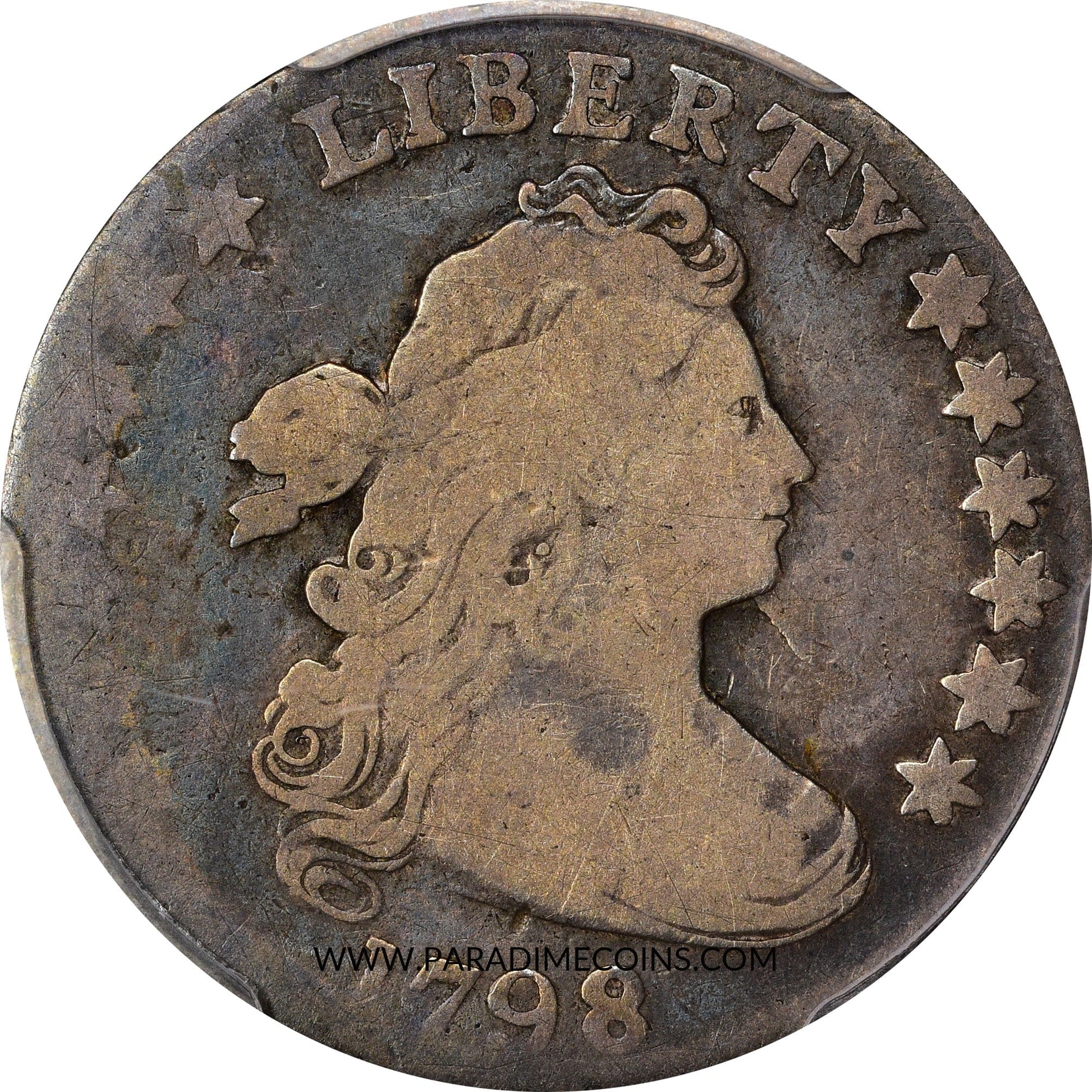 1798 10C LARGE 8 G06 PCGS CAC - Paradime Coins | PCGS NGC CACG CAC Rare US Numismatic Coins For Sale