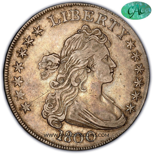 1800 $1 12 ARROWS XF45 PCGS CAC - Paradime Coins | PCGS NGC CACG CAC Rare US Numismatic Coins For Sale