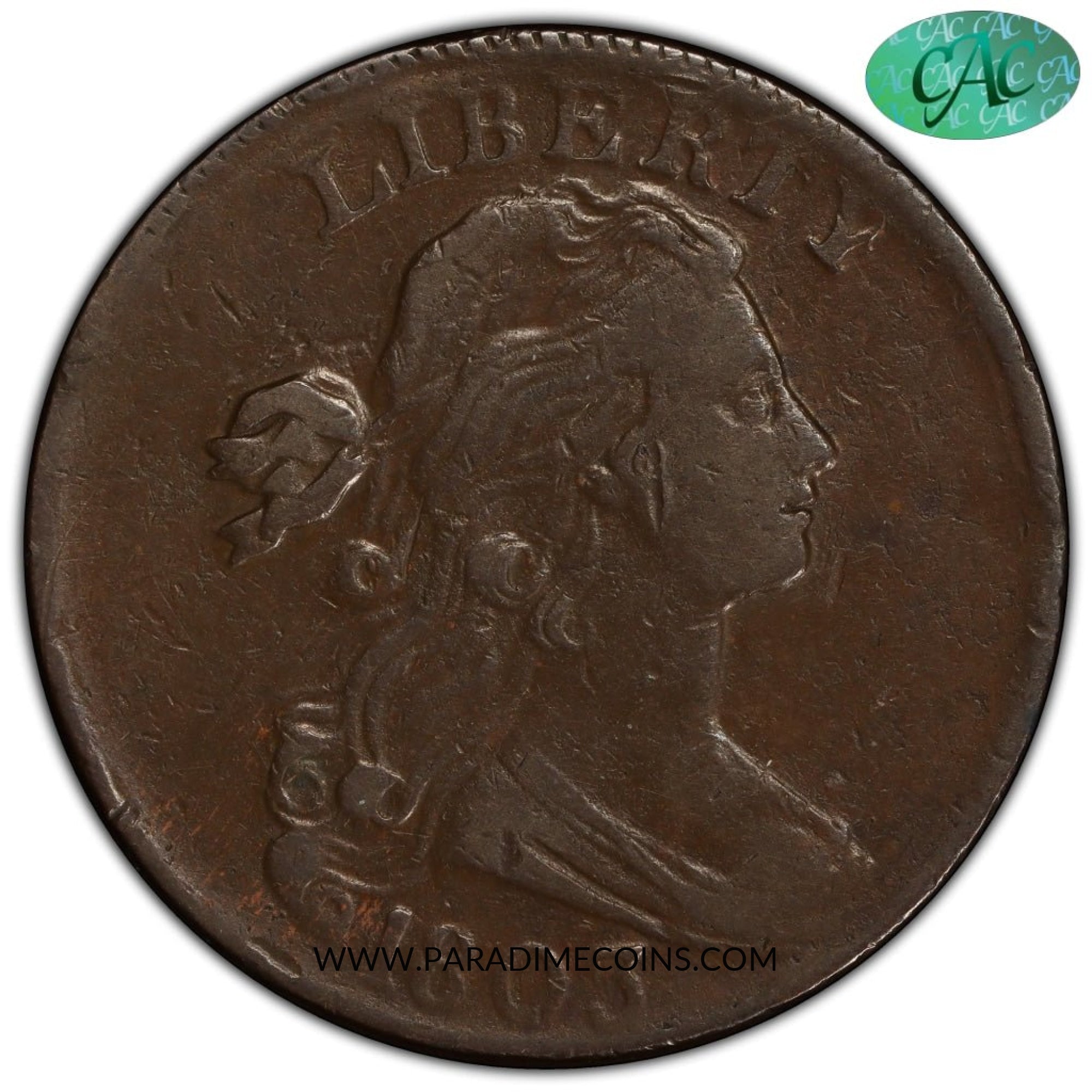 1803 1C SM DT SM FRAC VF25 PCGS CAC - Paradime Coins | PCGS NGC CACG CAC Rare US Numismatic Coins For Sale