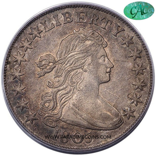 1805 50C AU50 PCGS CAC - Paradime Coins | PCGS NGC CACG CAC Rare US Numismatic Coins For Sale
