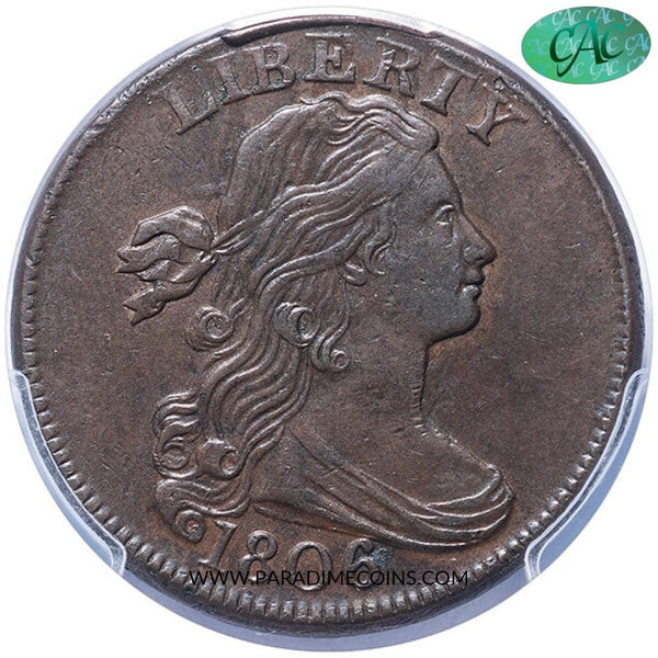 1806 1C AU58 PCGS CAC - Paradime Coins | PCGS NGC CACG CAC Rare US Numismatic Coins For Sale