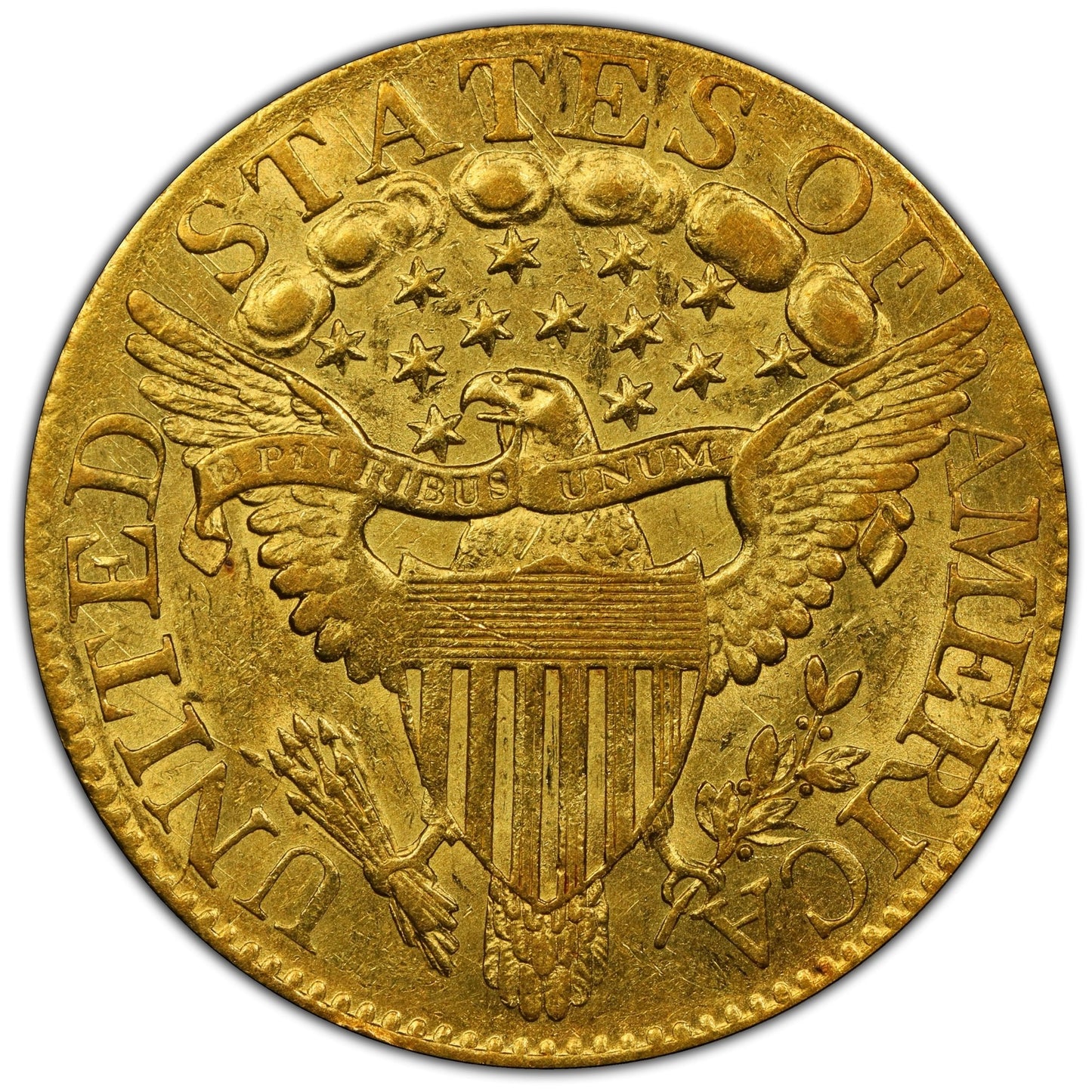 1806 $5 KNOBBED 6 AU58 PCGS CAC - Paradime Coins | PCGS NGC CACG CAC Rare US Numismatic Coins For Sale