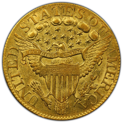 1806 $5 KNOBBED 6 AU58 PCGS CAC - Paradime Coins | PCGS NGC CACG CAC Rare US Numismatic Coins For Sale