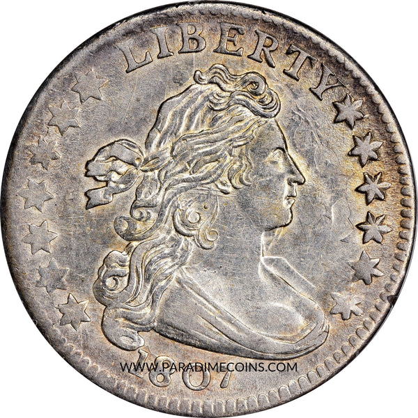 1807 10C AU58 OGH RATTLER PCGS - Paradime Coins | PCGS NGC CACG CAC Rare US Numismatic Coins For Sale