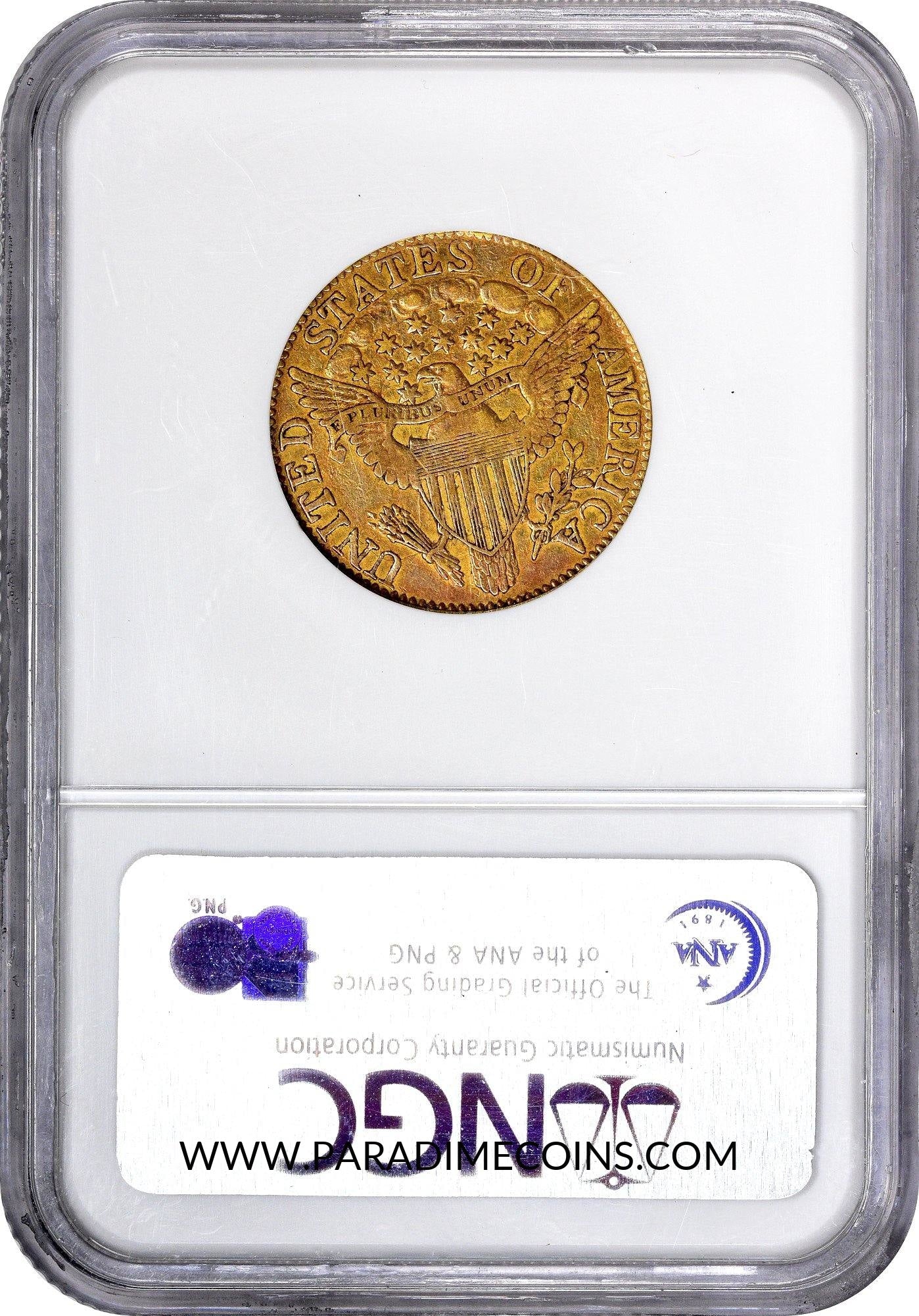 1807 $5 Draped Bust Right AU50 NGC - Paradime Coins | PCGS NGC CACG CAC Rare US Numismatic Coins For Sale