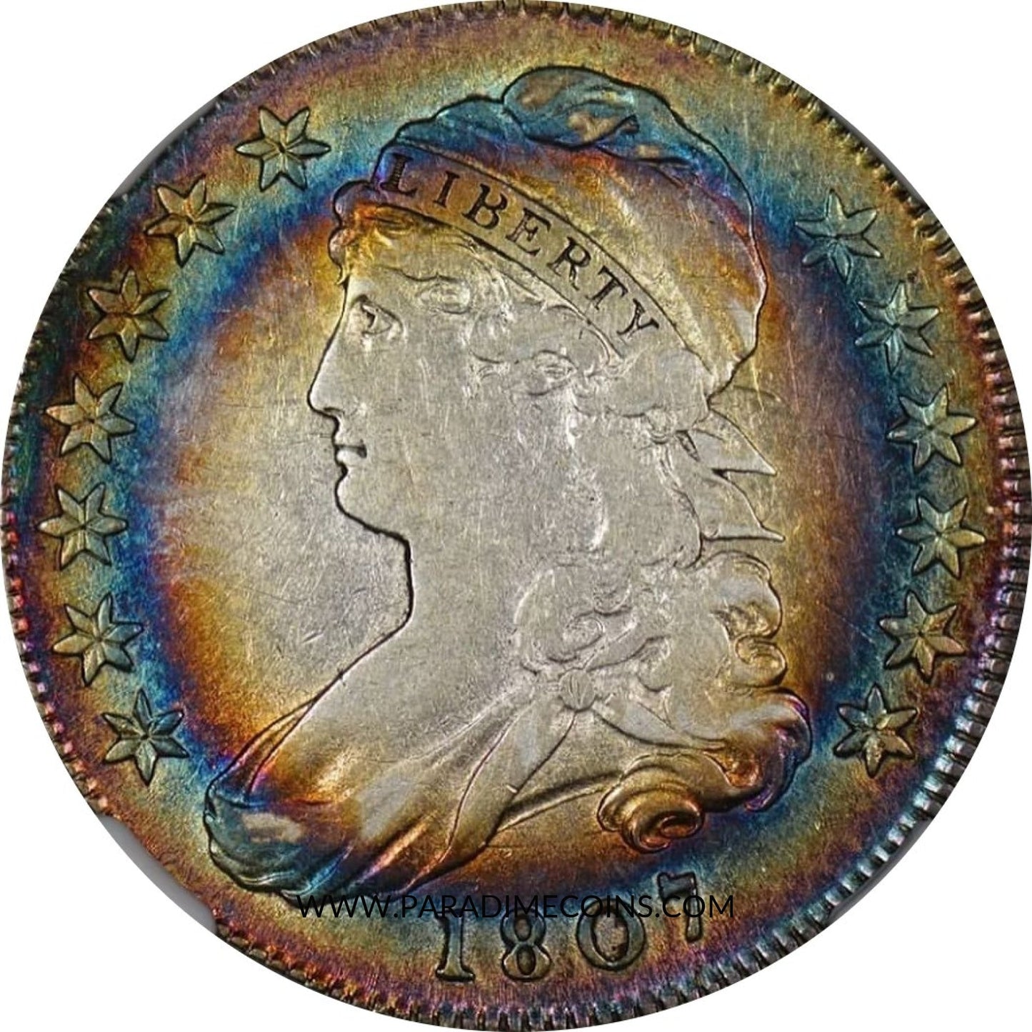 1807 50C LARGE VF25 NGC STAR - Paradime Coins | PCGS NGC CACG CAC Rare US Numismatic Coins For Sale