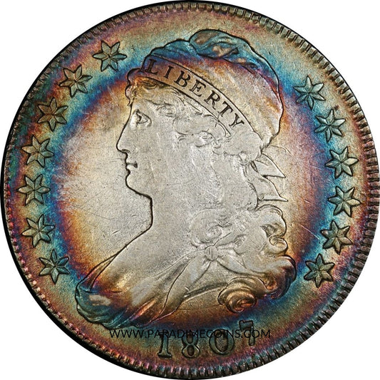 1807 50C VF25 Large Stars PCGS - Paradime Coins | PCGS NGC CACG CAC Rare US Numismatic Coins For Sale