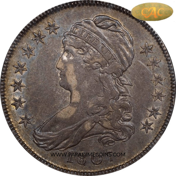 1807 50C XF45 SMALL STAR PCGS GOLD CAC - Paradime Coins | PCGS NGC CACG CAC Rare US Numismatic Coins For Sale