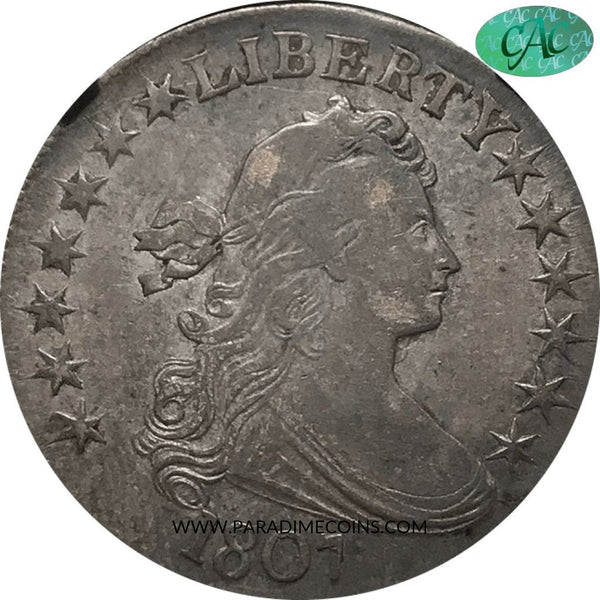 1807 DRAPED 50C XF45+ CAC NGC - Paradime Coins | PCGS NGC CACG CAC Rare US Numismatic Coins For Sale