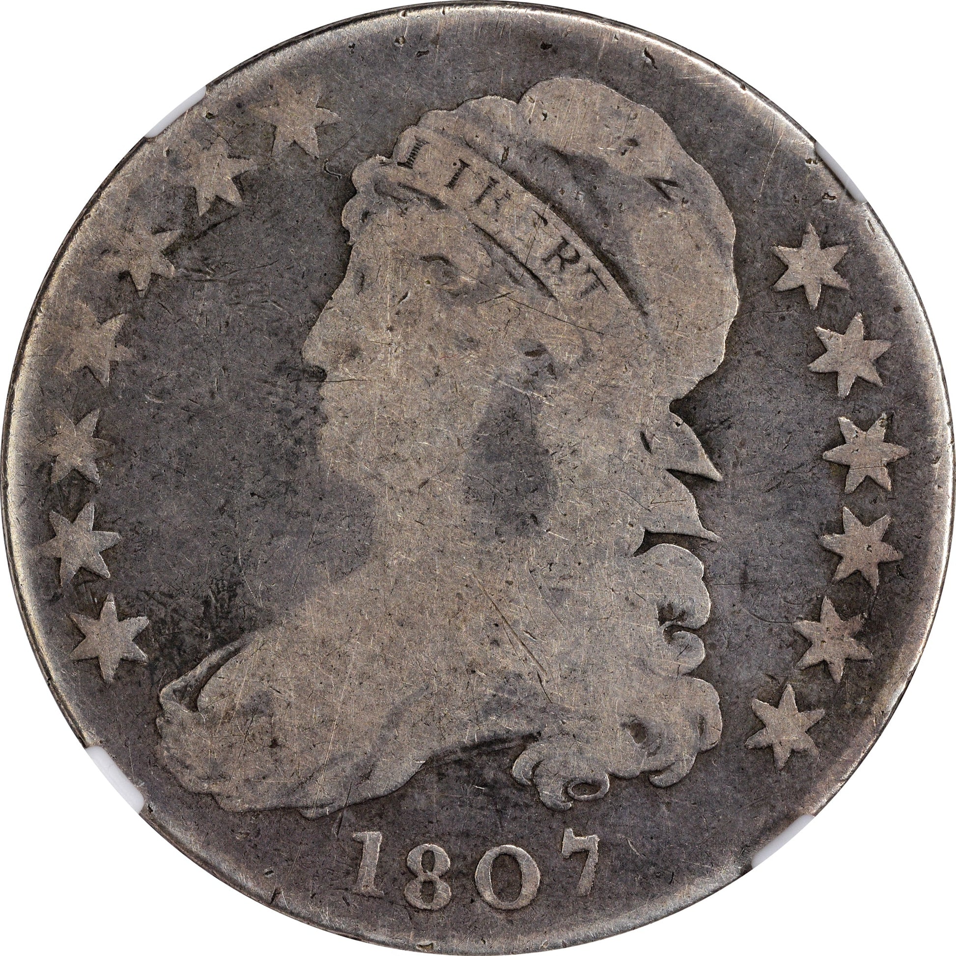 1807 50C BEARDED GODDESS O-111b AG03 NGC - Paradime Coins | PCGS NGC CACG CAC Rare US Numismatic Coins For Sale