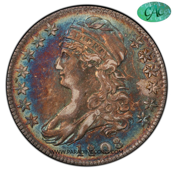 1808 50C XF45+ PCGS - Paradime Coins | PCGS NGC CACG CAC Rare US Numismatic Coins For Sale