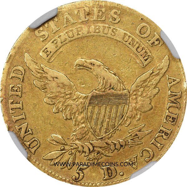 1811 $5 TALL 5 VF30 NGC - Paradime Coins US Coins For Sale