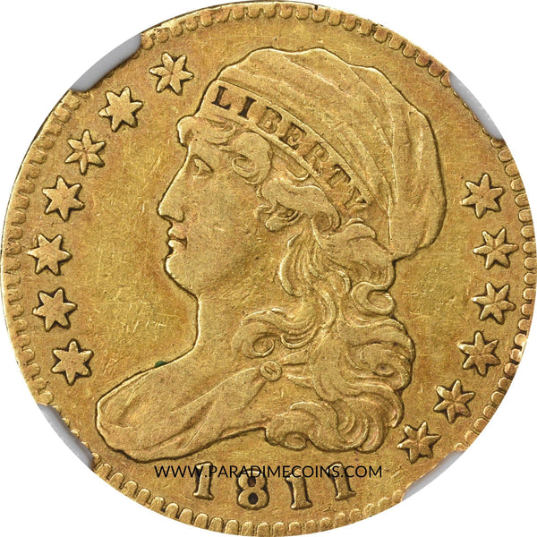 1811 $5 TALL 5 VF30 NGC - Paradime Coins US Coins For Sale
