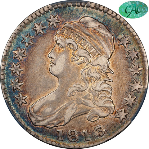 1813 50C VF35 CACG - Paradime Coins US Coins For Sale