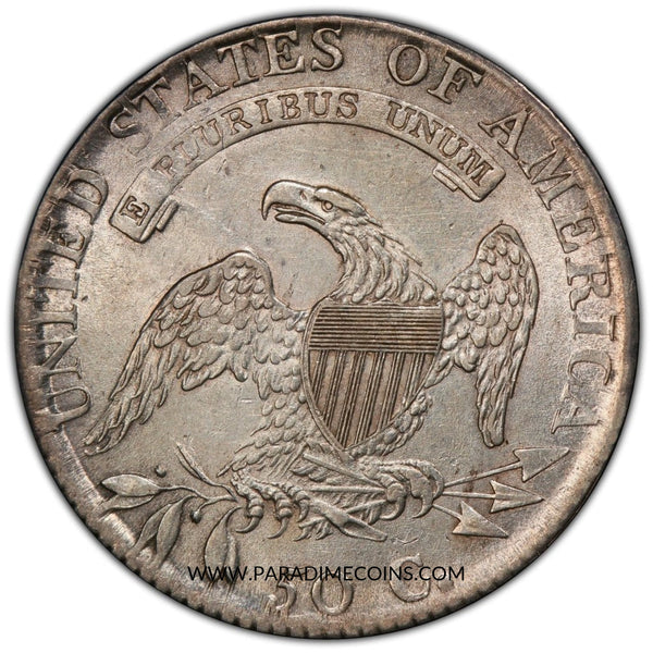 1814 50C O-105a SINGLE LEAF AU55 PCGS CAC - Paradime Coins | PCGS NGC CACG CAC Rare US Numismatic Coins For Sale